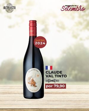 Vinho Claude Val Rouge