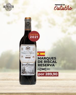Vinho Marques De Riscal Reserva Rioja 750 ml