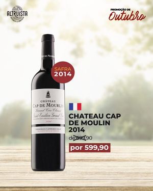 Vinho Chateau Cap de Mourlin Classé Saint-Emilion AOC  2014  