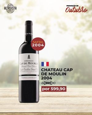 Vinho Chateau Cap de Mourlin Classé Saint-Emilion AOC  2004  