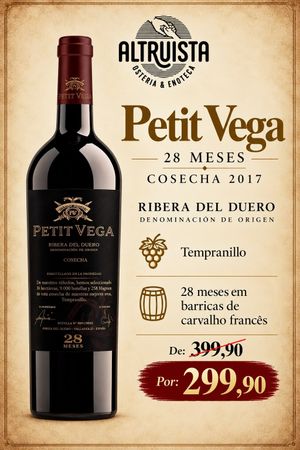 Vinho Petit Vega 28 Meses