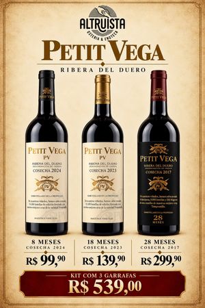Kit Petit Vega  Com 3 Garrafas Diversas