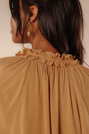 Blusa bata Lis amarelo