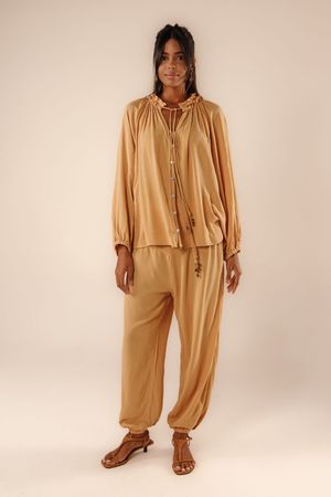 Blusa bata Lis amarelo
