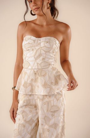 Blusa Fran richelieu origem