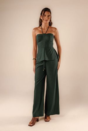 Blusa Anair verde floresta