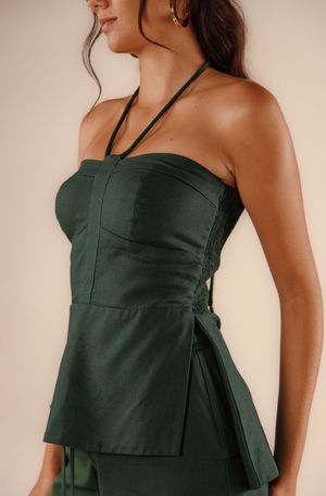 Blusa Anair verde floresta
