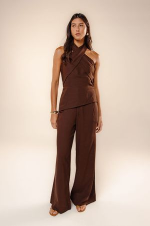 Blusa Ceane marrom