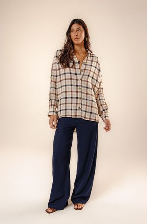 Camisa Verena estampa xadrez