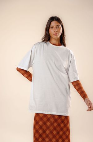 Maxi t-shirt Lola off white