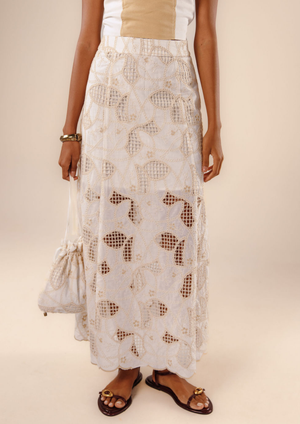Saia cropped Chica richelieu origem