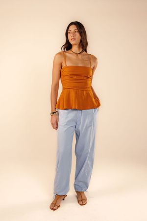 Blusa Aila marrom poente