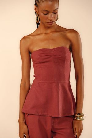 Blusa Monique vinho entressol