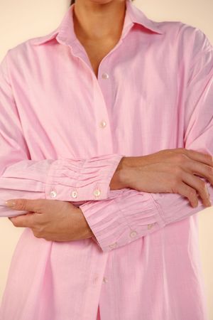 Camisa Tricia rosa boreal
