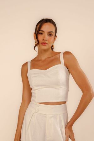 Cropped Belina off white