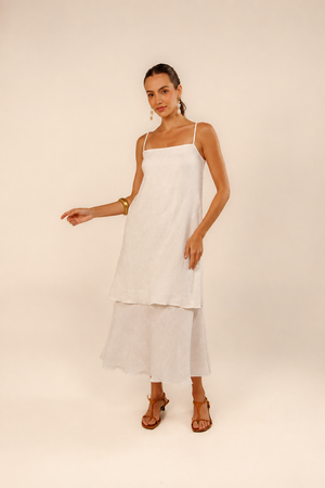 Vestido cropped Inanna off white
