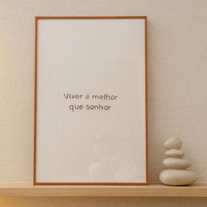 Foto do produto Quadro Bordado Viver