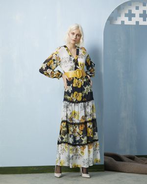 Blusa Manga Estampada