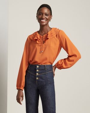 Blusa Gola com Babados