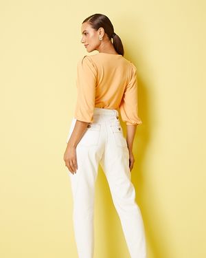 Blusa de Malha Estampada