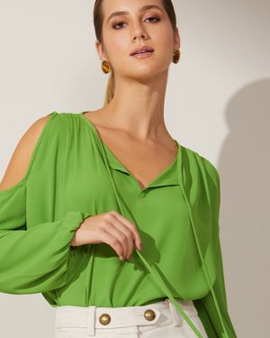 Blusa com Ombros Vazados