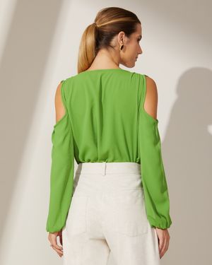 Blusa com Ombros Vazados