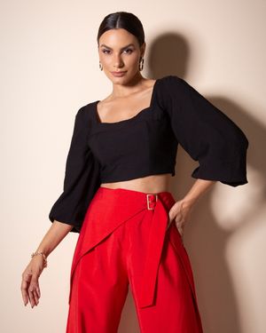 Blusa Decote Quadrado