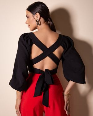 Blusa Decote Quadrado