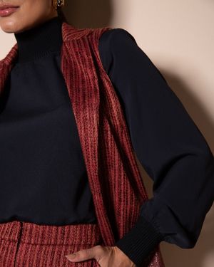 Conjunto Colete e Calça Jacquard