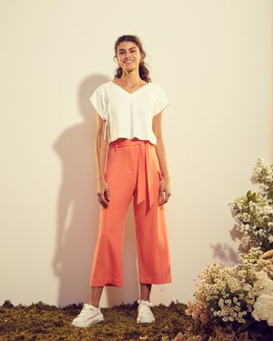 Conjunto Blusa com Calça Pantacourt