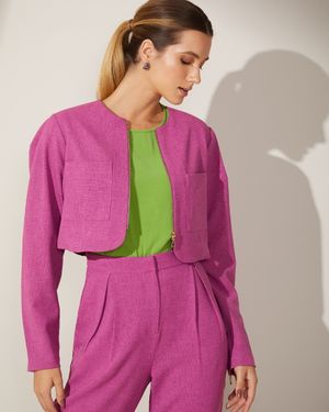 Conjunto de Linho Casaqueto e Calça
