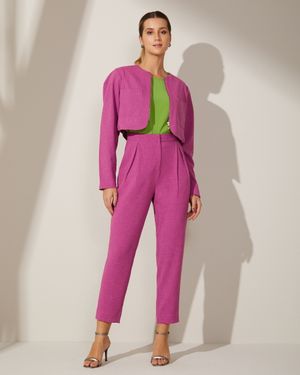 Conjunto de Linho Casaqueto e Calça