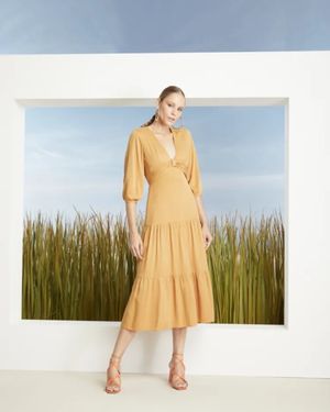Vestido Detalhe Pregueado