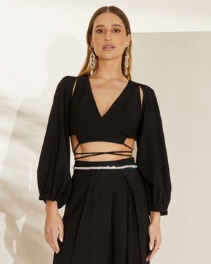 Blusa Amarração na Cintura