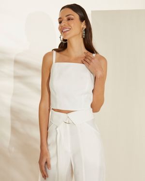 Conjunto Calça Pantalona e Cropped