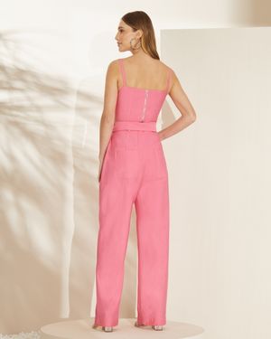 Conjunto Calça Pantalona e Cropped