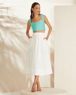 Saia Midi com Faixa