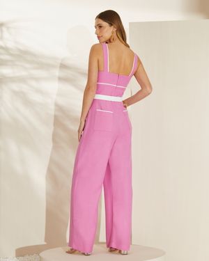 Macacão Pantalona Viés
