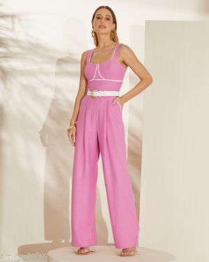 Macacão Pantalona Viés
