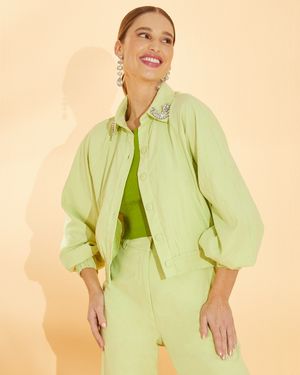 Conjunto Jaqueta e Calça com Elástico