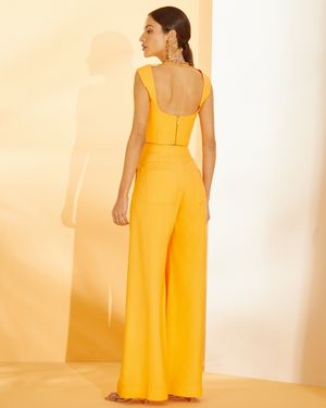 Conjunto Cropped e Calça Alfaiataria