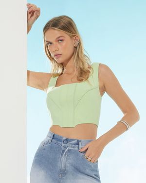 Cropped Decote Quadrado