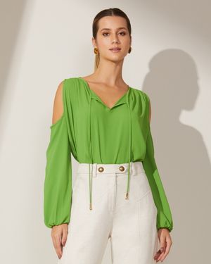 Blusa com Ombros Vazados