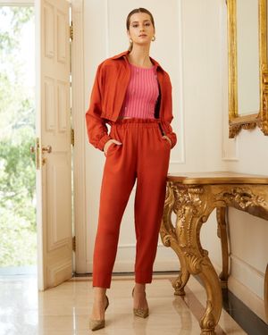 Conjunto Jaqueta e Calça com Elástico