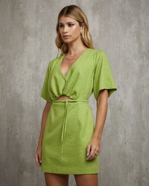 Vestido Curto de Linho