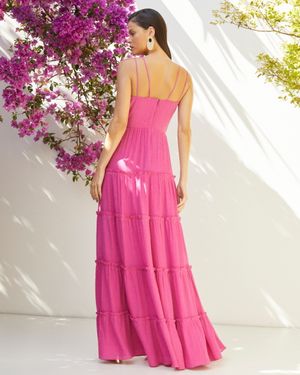Vestido Longo com Marias