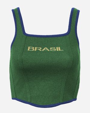 Top Corset de Tricot Brasil
