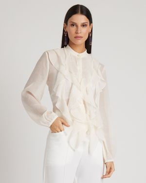 Camisa com Babados