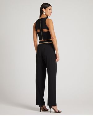 Conjunto Top com Recortes e Calça
