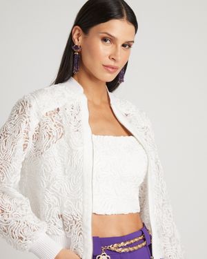 Twin Set de Renda Casaco e Top